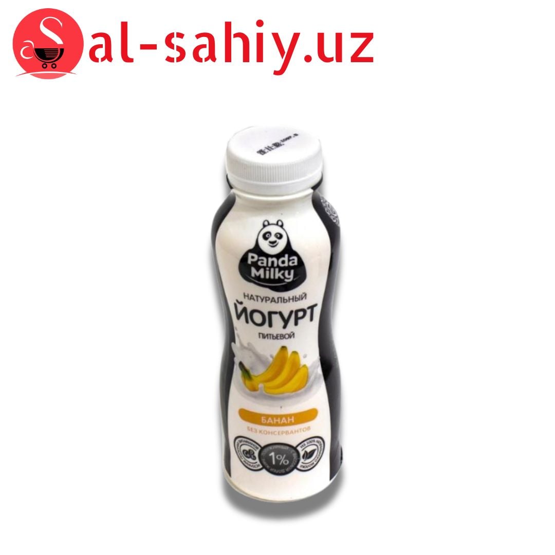 Йогурт 2,5% 290 гр  клубника   Panda milk