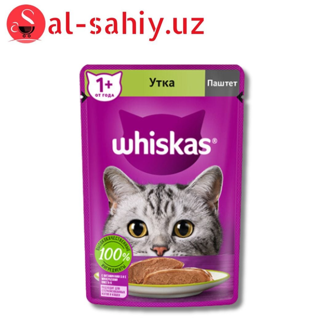 Whiskas Утка Паштет 85гр