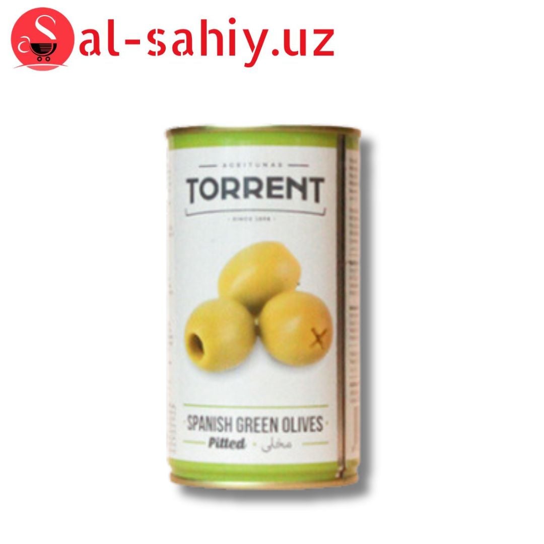 Чёрний  Оливка без косточки" TORRENT" 350 гр