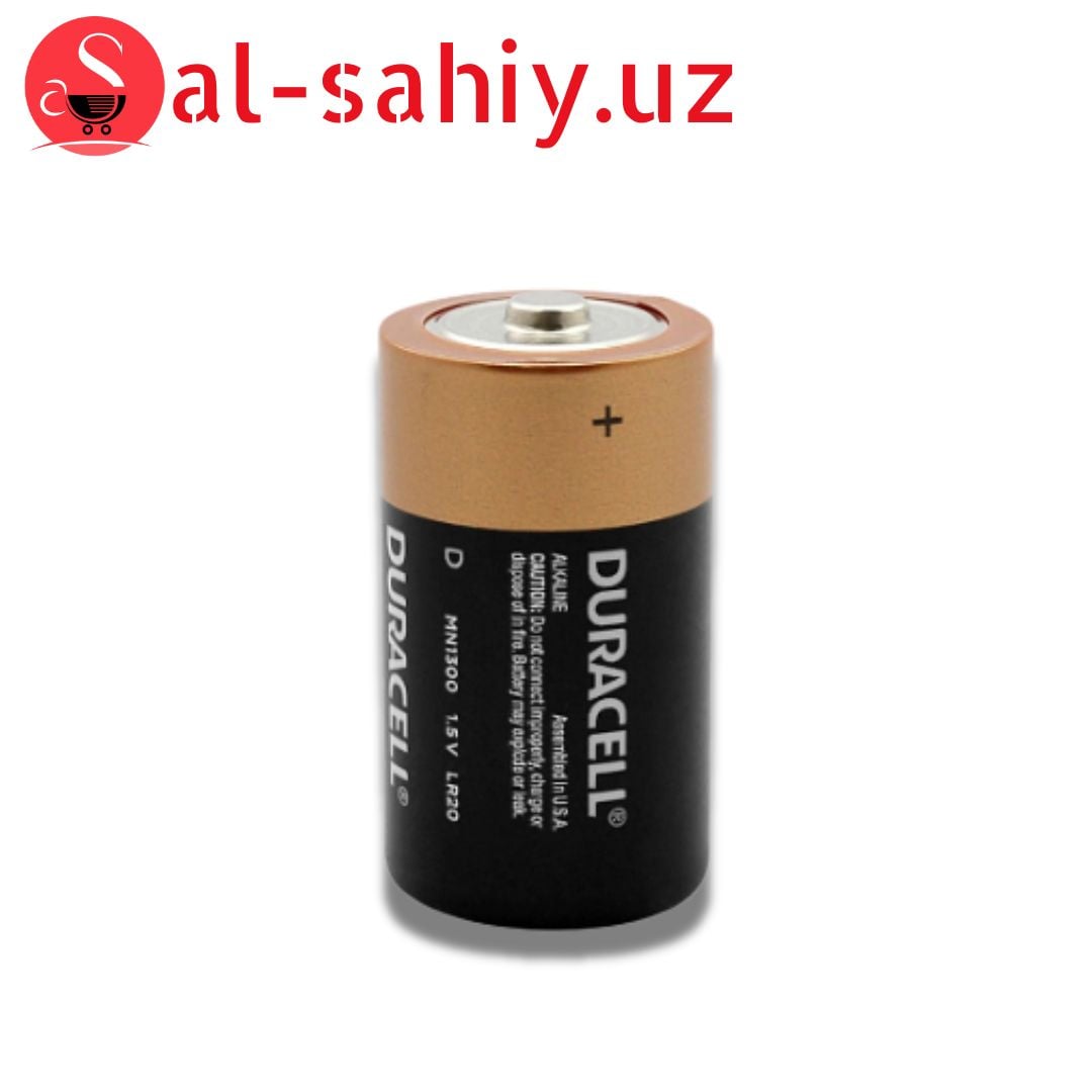 Щелочные батарейки Duracell D (LR20) MN1300  1шт (5000394052512)