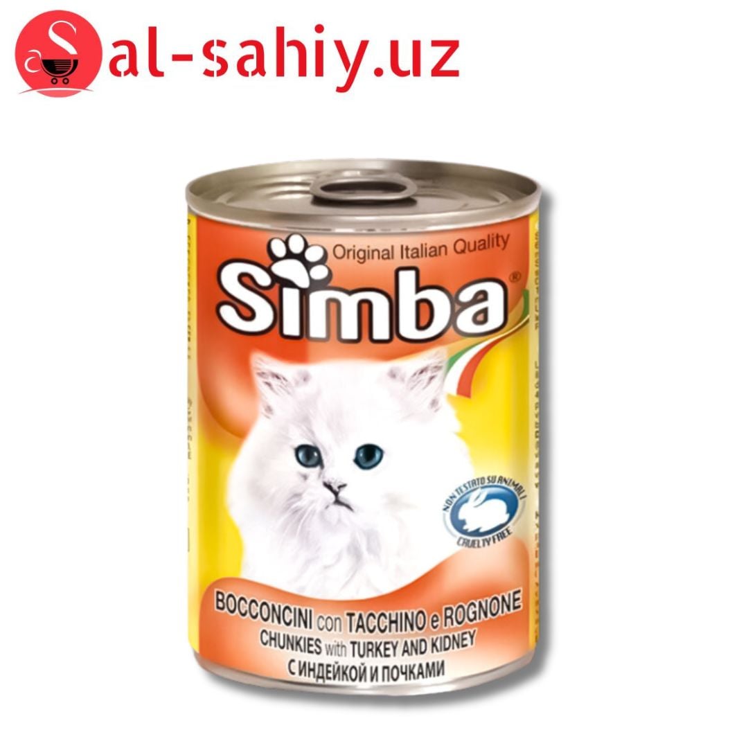 Консервы для кошек Simba Cat Wet индейка 415 г