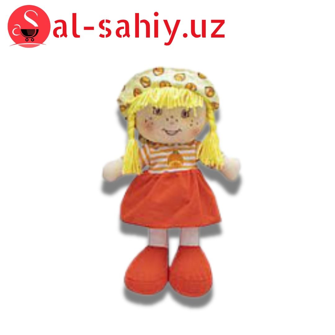 Кукла с косичками и с шапочкой