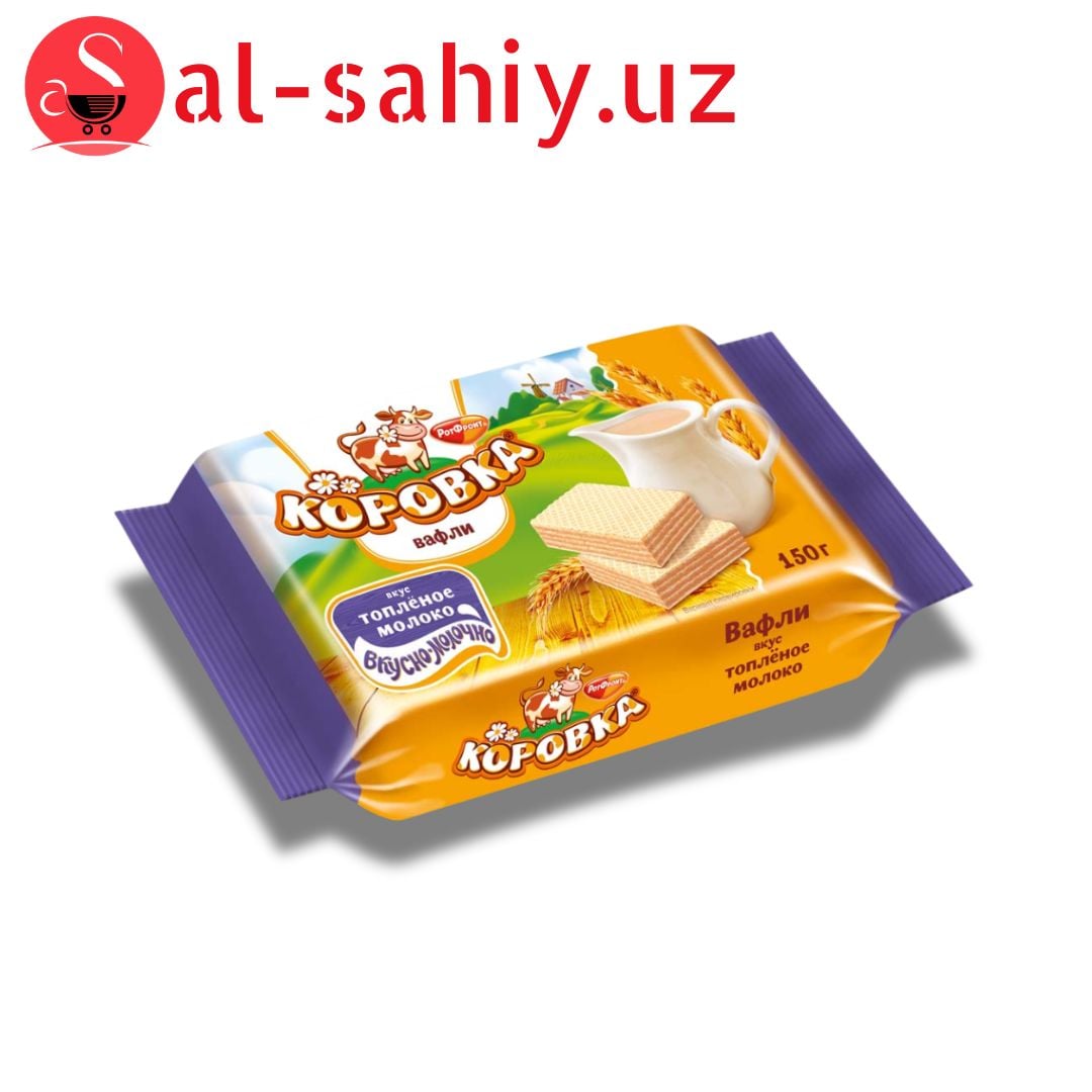 вафли коровка мини печ вкус топлоное молоко  1/75г