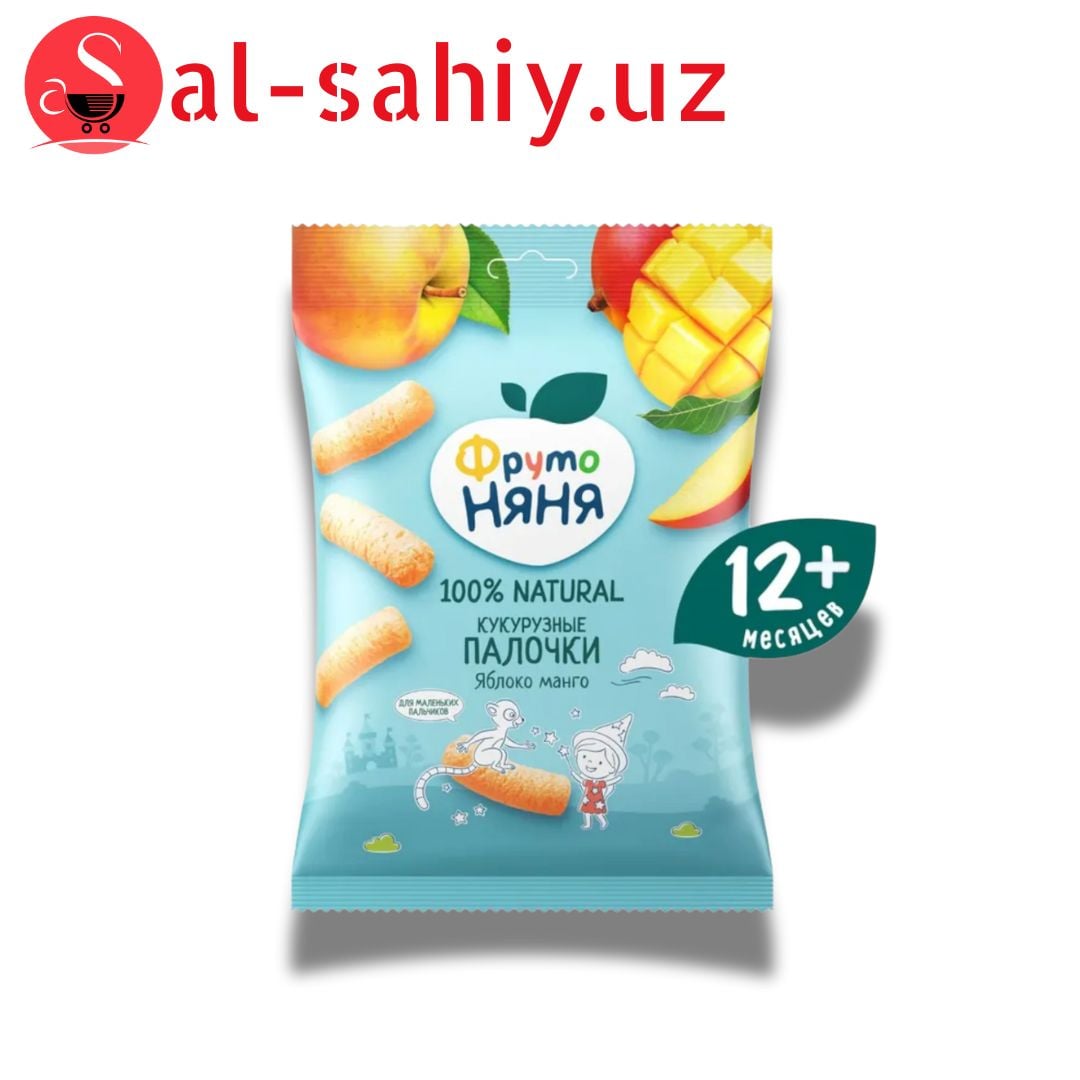 Палочка кукурузные  ФРУТОНЯНЯ 20г яблоко и манго