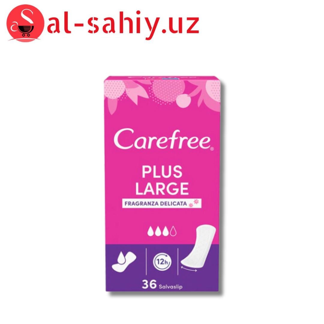 Прокладки Carefree Large Plus салфетки 36шт
