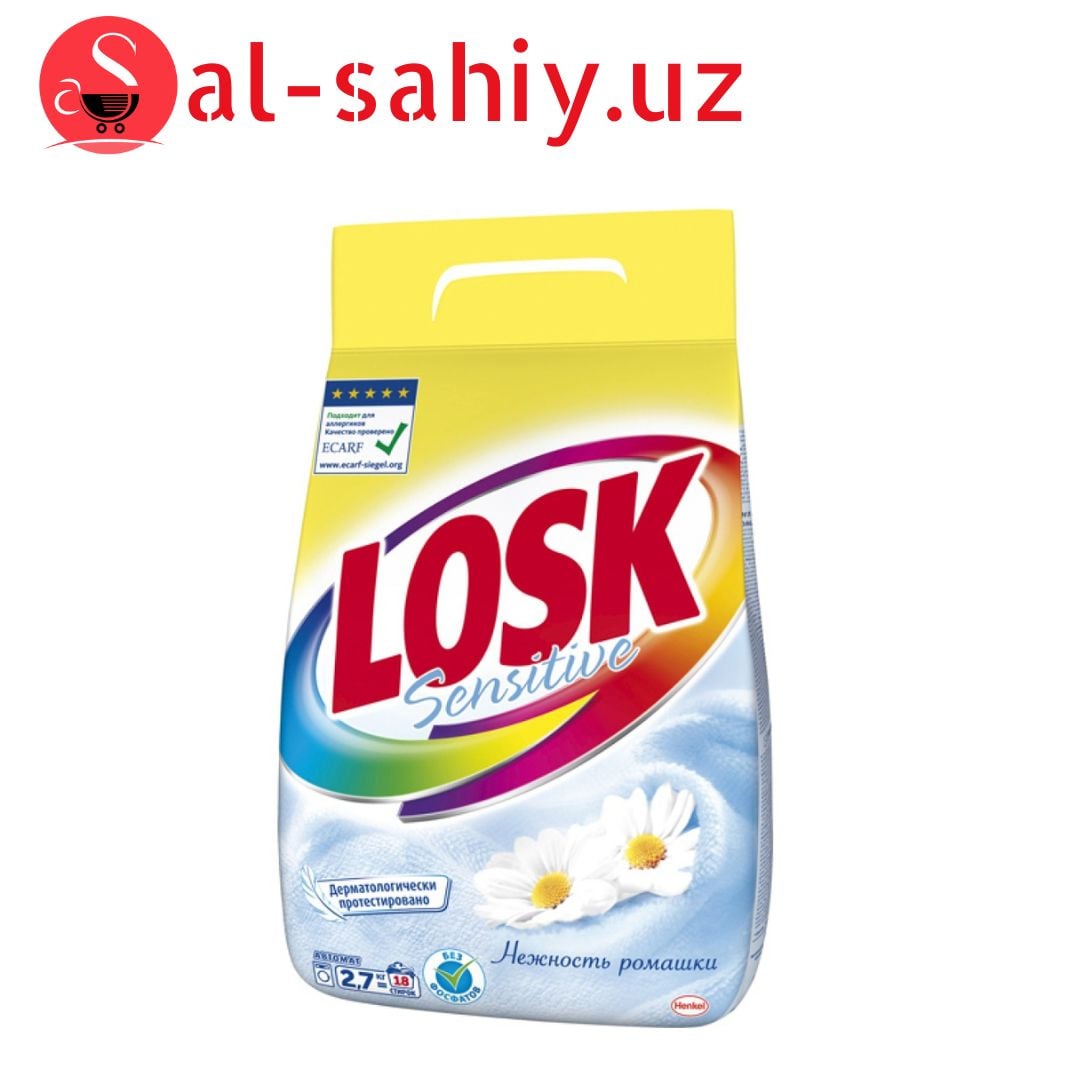 Порошок LOSK Sensitive Нежность Ромашки 2.7кг