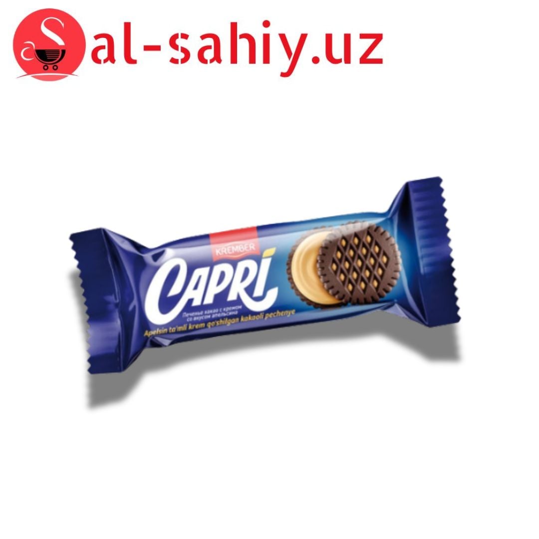 Печенье "Capri" какао с кремом лесные ягода 80гр