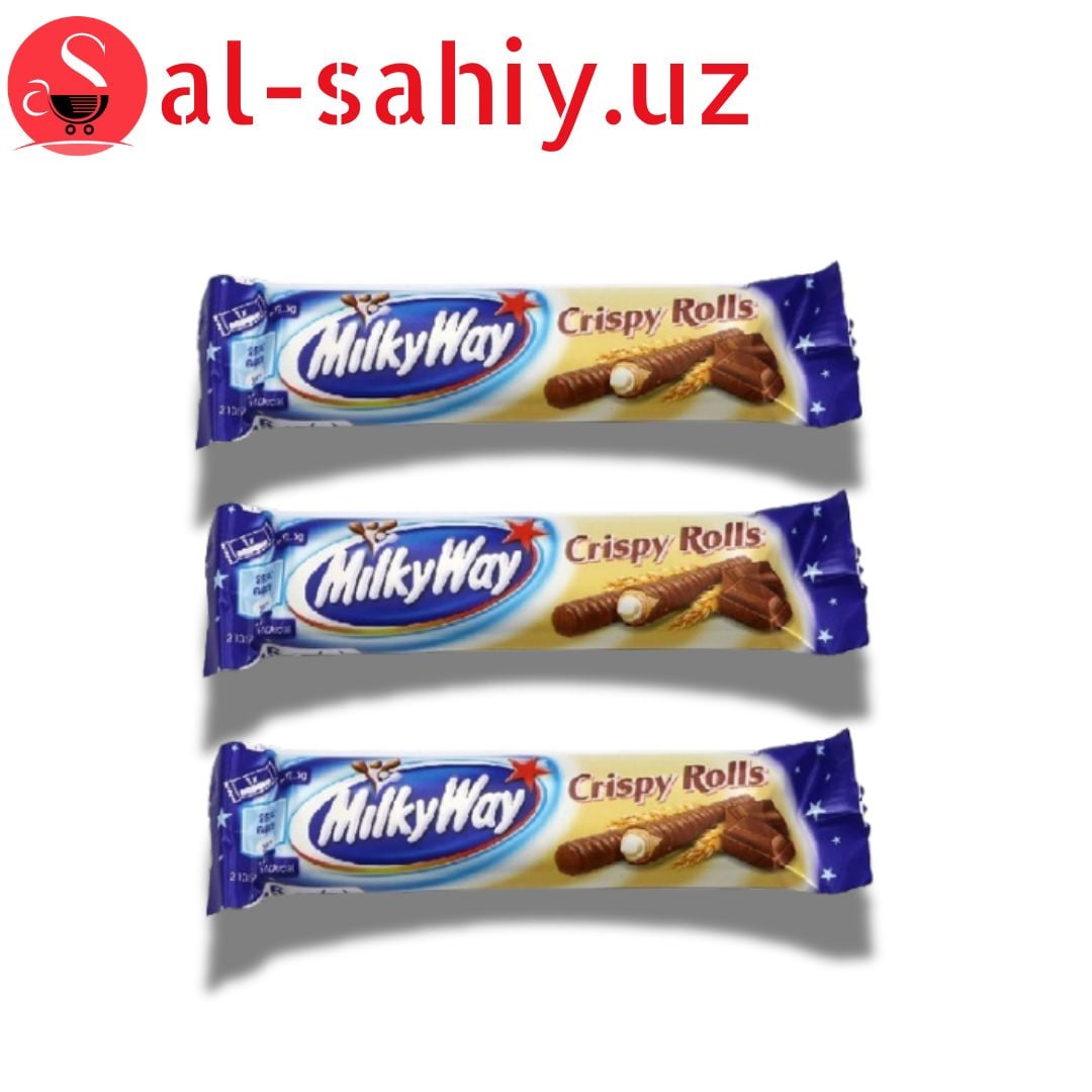 Шоколадный батончик "MilkyWay" crispy rolls 22.5гр