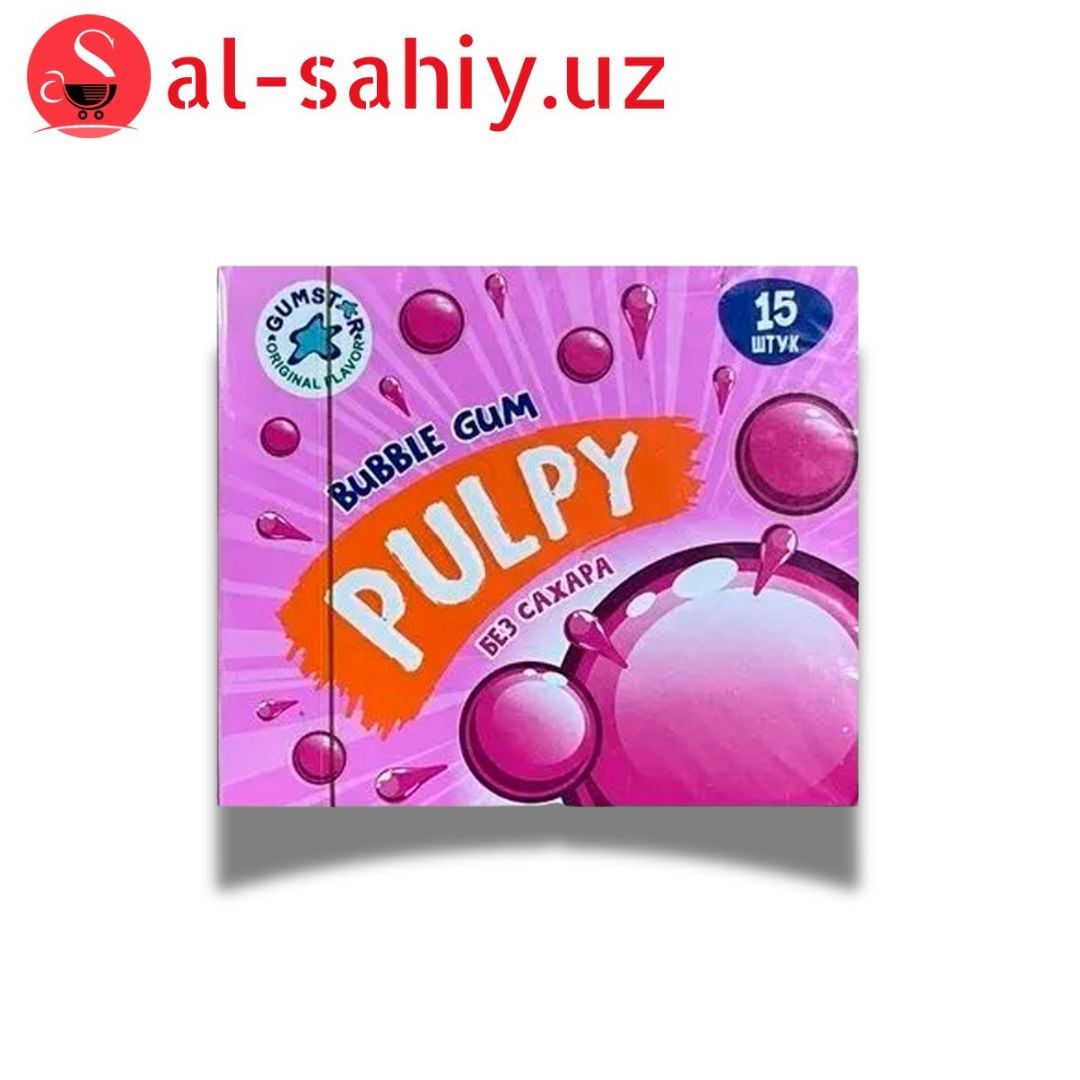 Жевателная резинка PULPY  "BUBLE GUM"