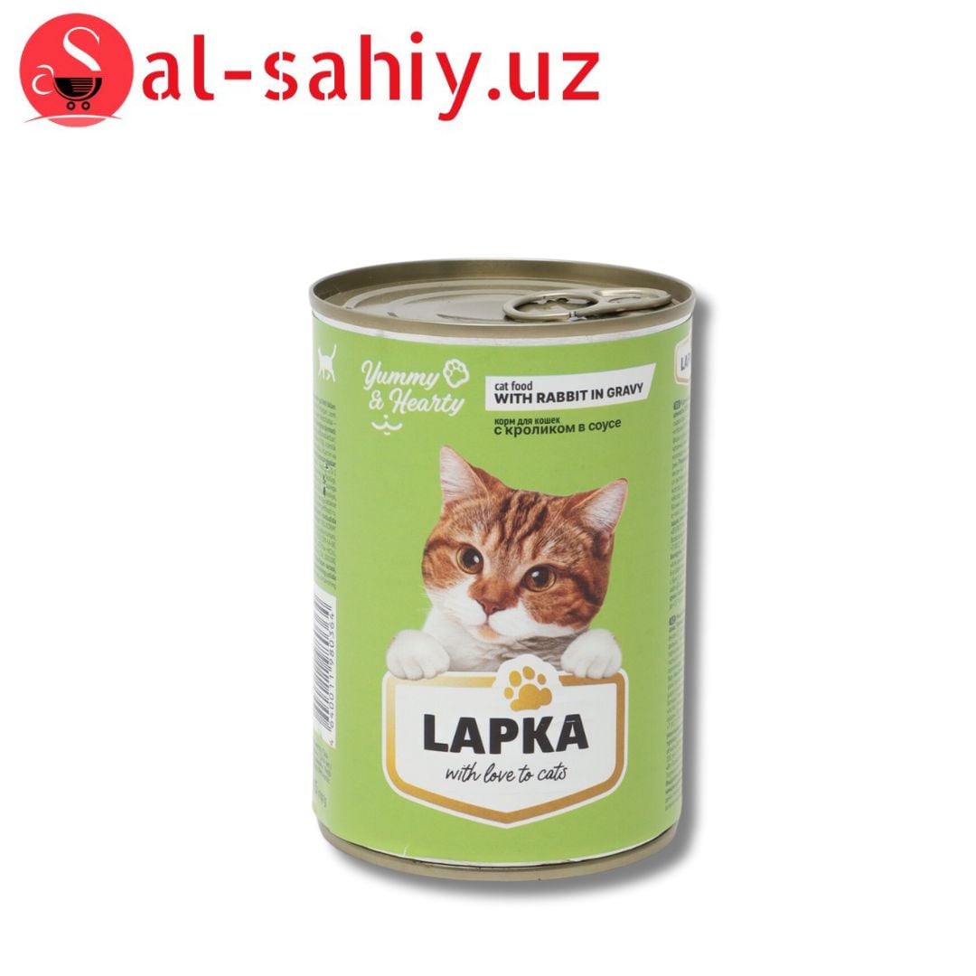 Корм для кошек Лапка 415г Кролик