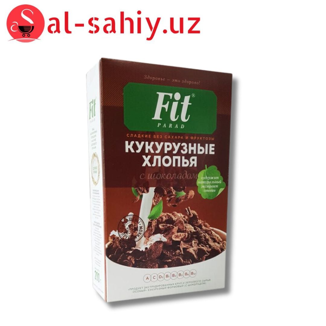 Кукурузные хлопья шоколадные FitParad арт 4680002311852