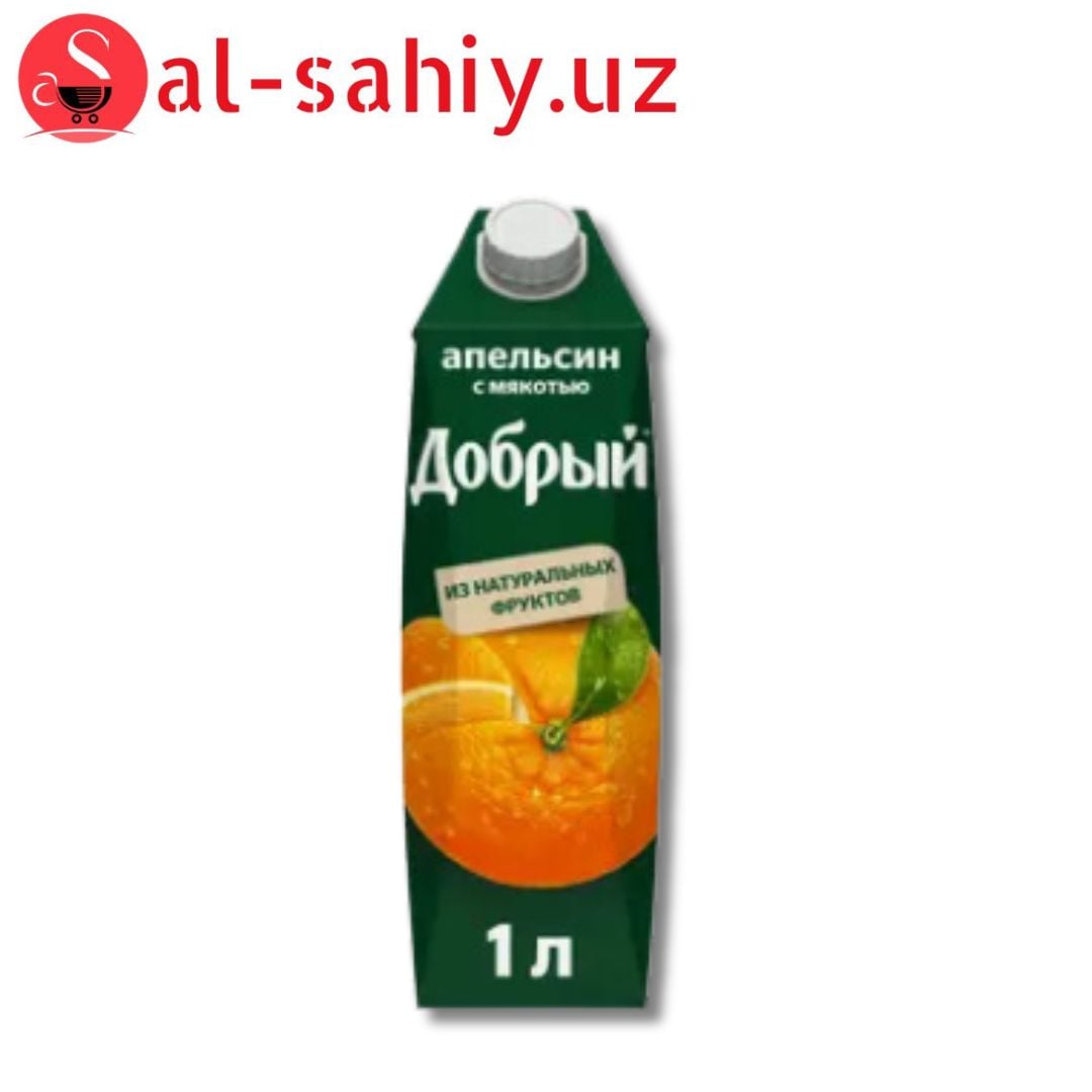 Нектар апельсиновый с мякотью Добрый т/п 1л Добрый ...