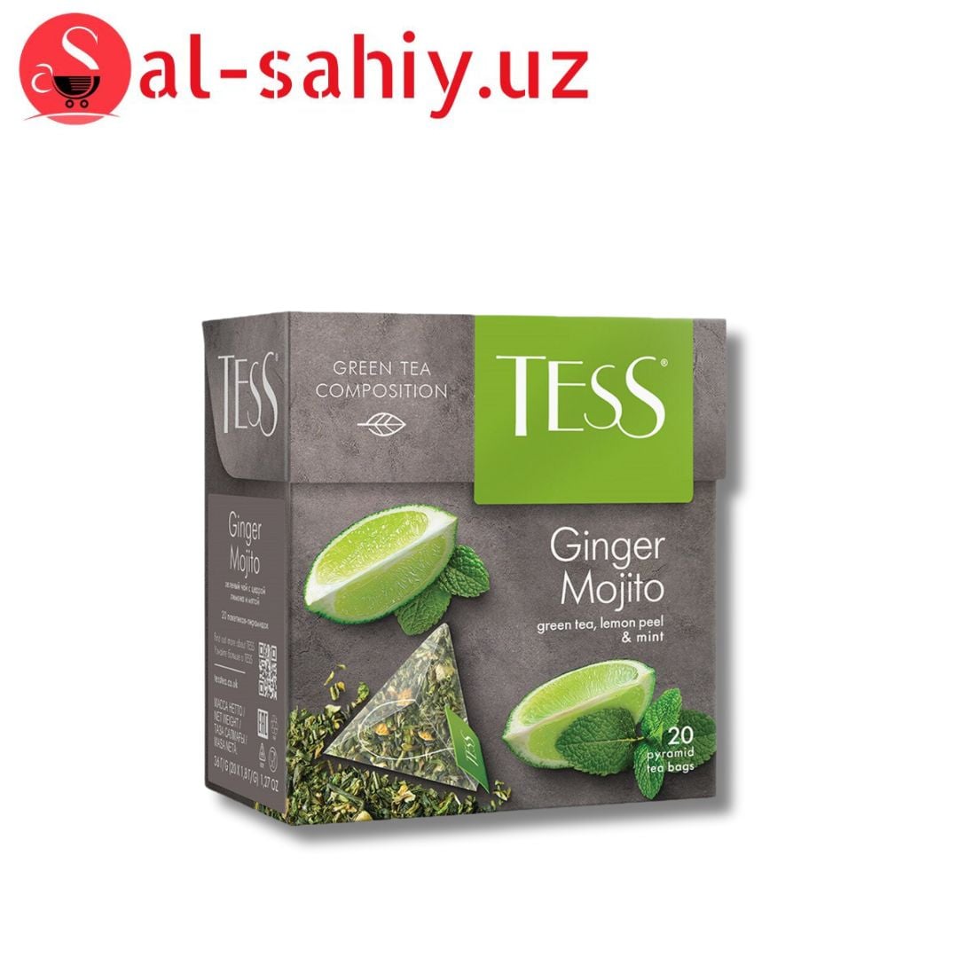 Чай TESS зел. Мохито в перамидках 1,8гр х 20 пак