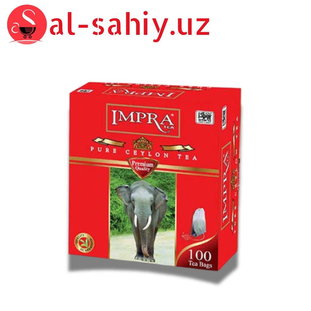 Чай "IMPRA" чёрный пакетик 100шт