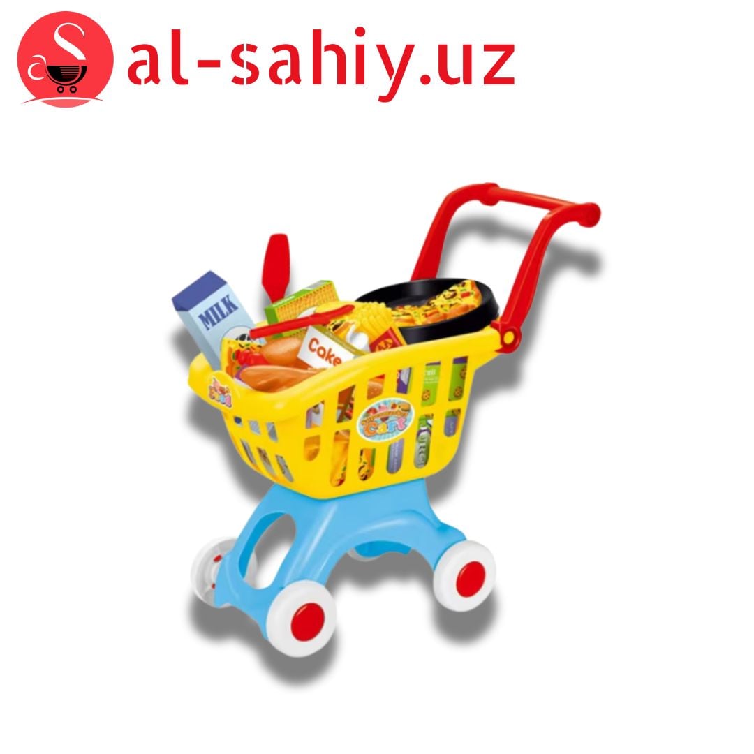 Игрушка - Корзинка супермаркет Shopping Cart 56pcs
