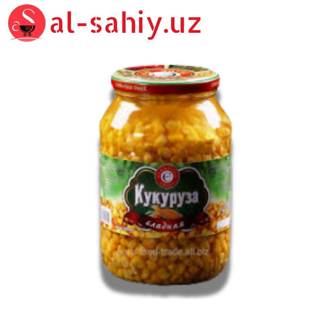 Кукуруза сладкая 1л "EURO FOOD"