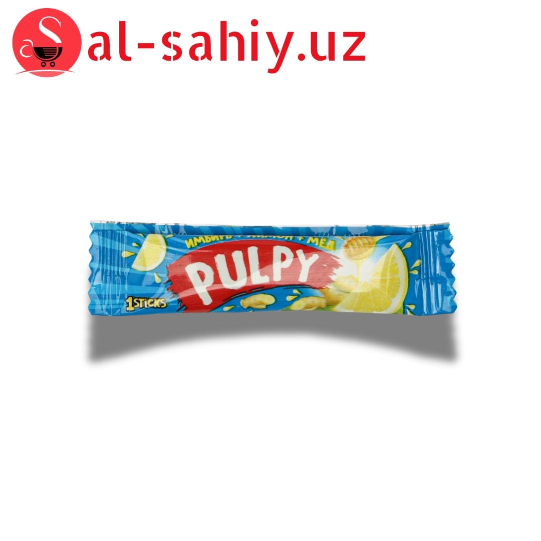 Жевателная резинка PULPY  "Имбмр+Лимон"