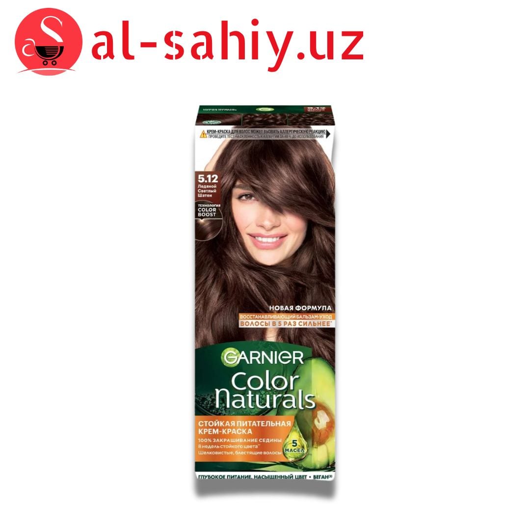 Краска д\в. Color Naturals 5,12 Ляденой светлый Шатен