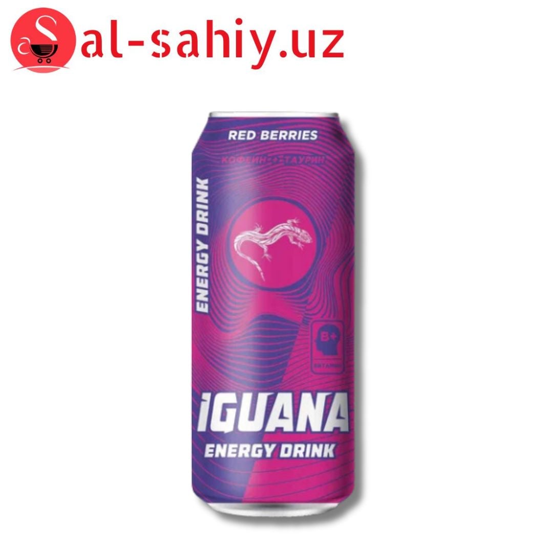 IGUANA RED BERRIES Совершенный заряд ягодной энергии 0,45л