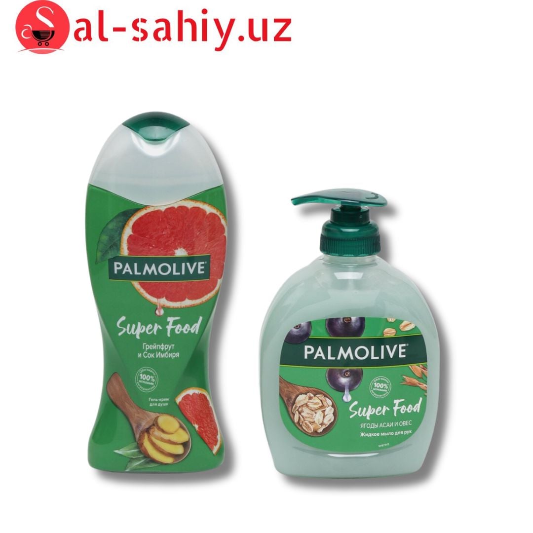 Palmolive Подарочный набор Гел для душа+мыло "SUper Food"