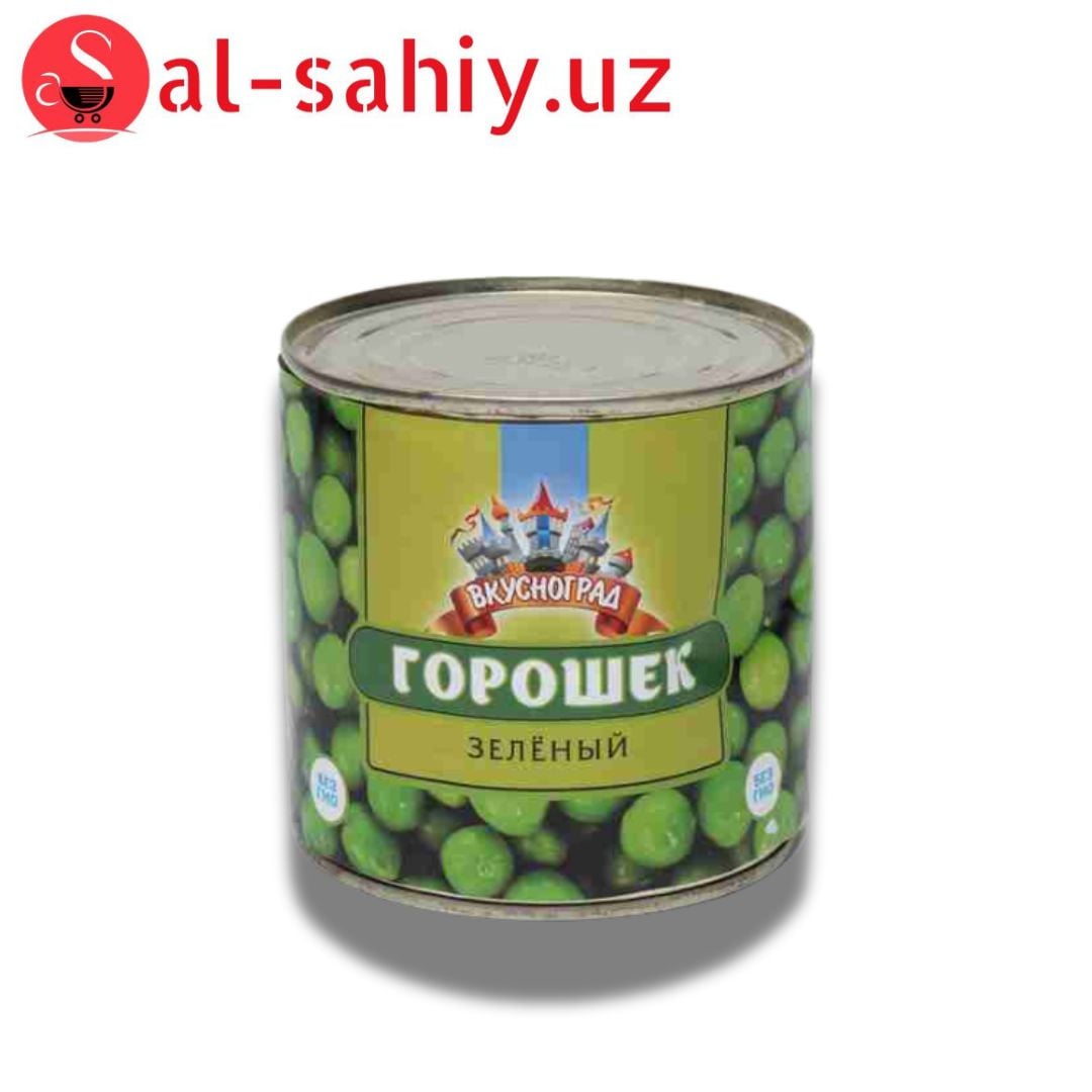 Горошек зелёный Вкусноград ж.б 400 гр