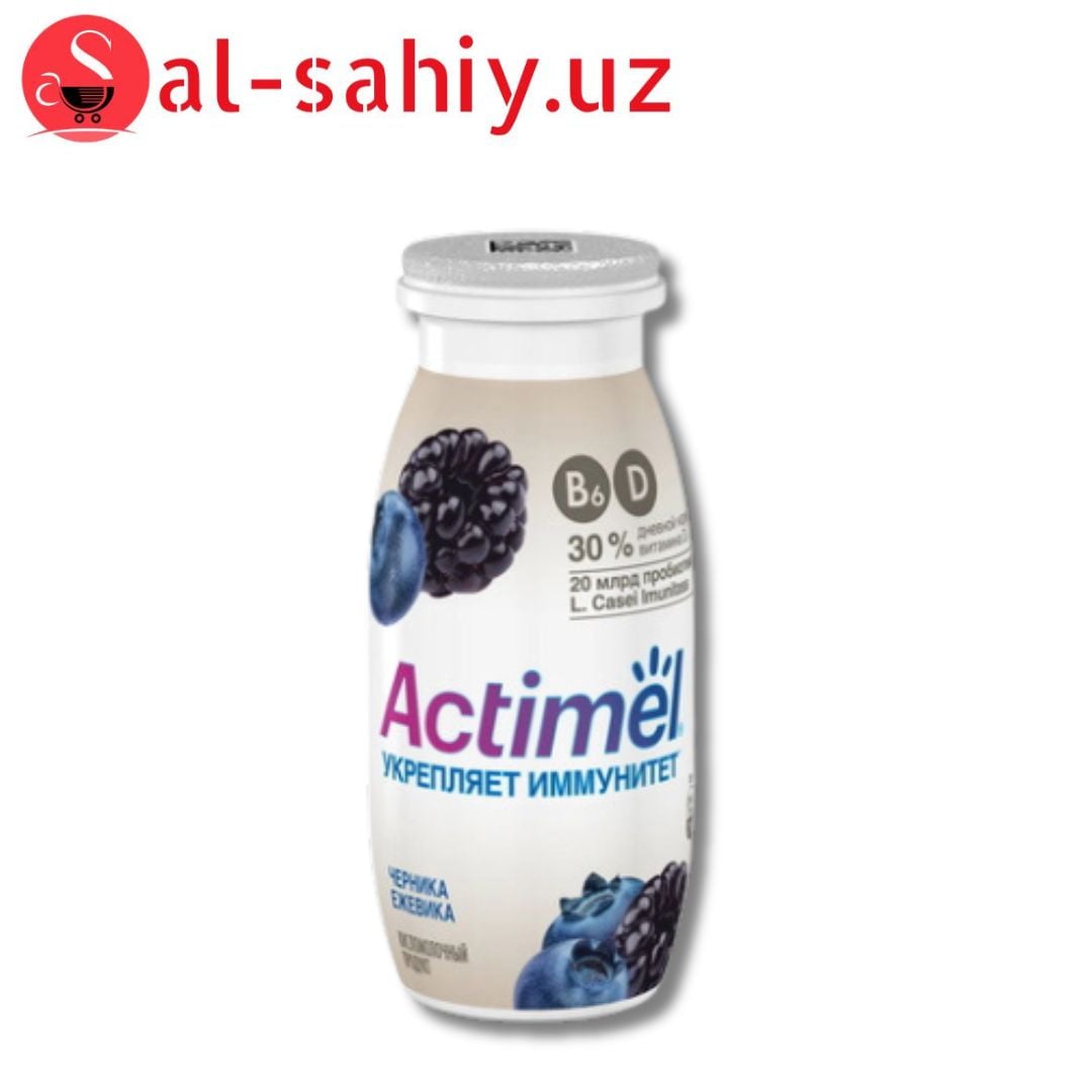 Йогурт Actimel черника ежевика 95гр