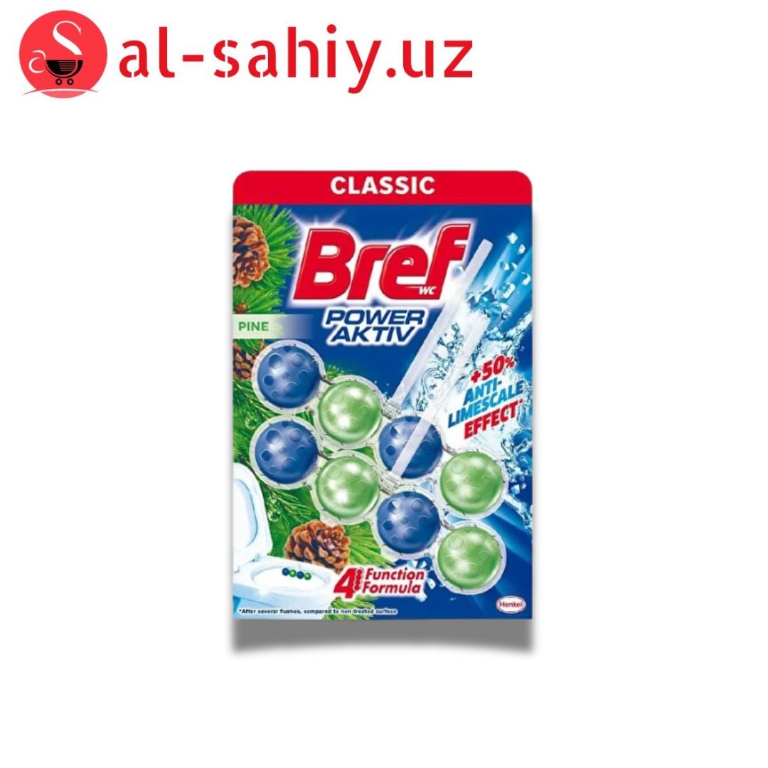 Rossmann Bref Power Aktif Çam Klozet Temizleyici Blok 2x51 gr