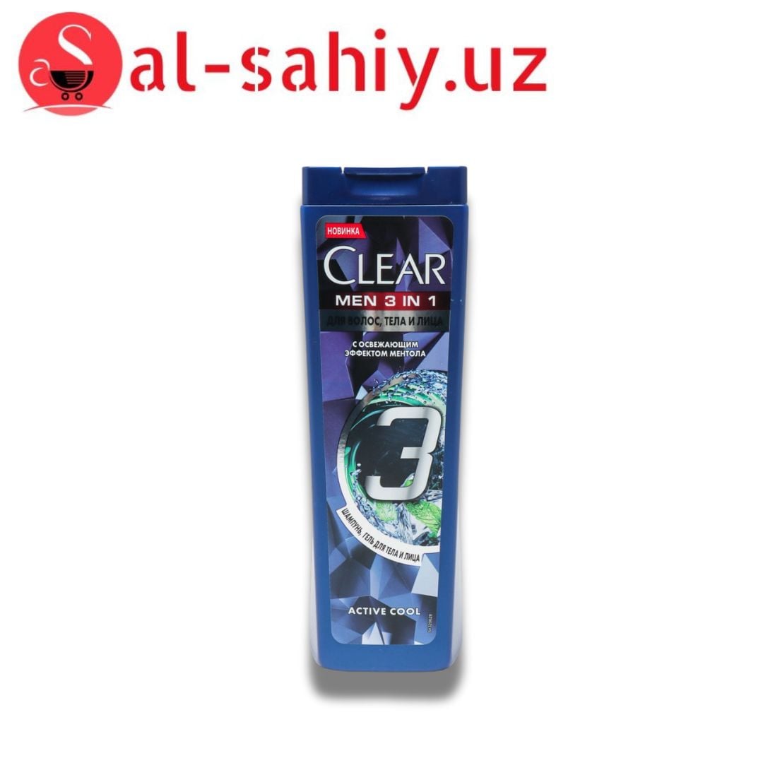 Шампунь Clear MEN  ACTIVE COOL  380 мл