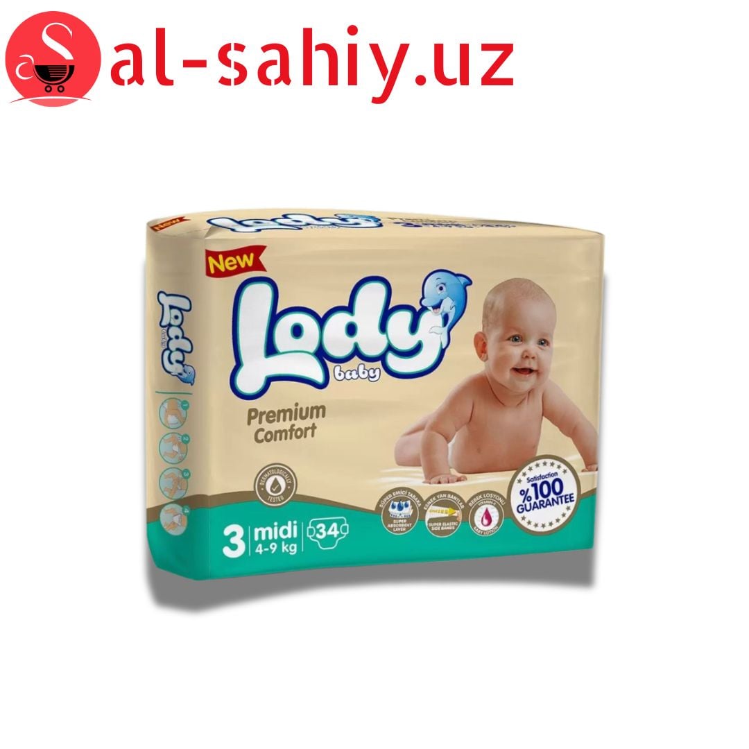 Памперс Lady №3  34шт