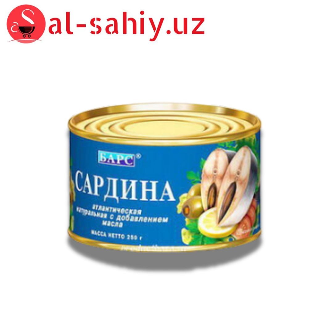 Консервы <Барс> сардинелла Н.Д.М 250гр