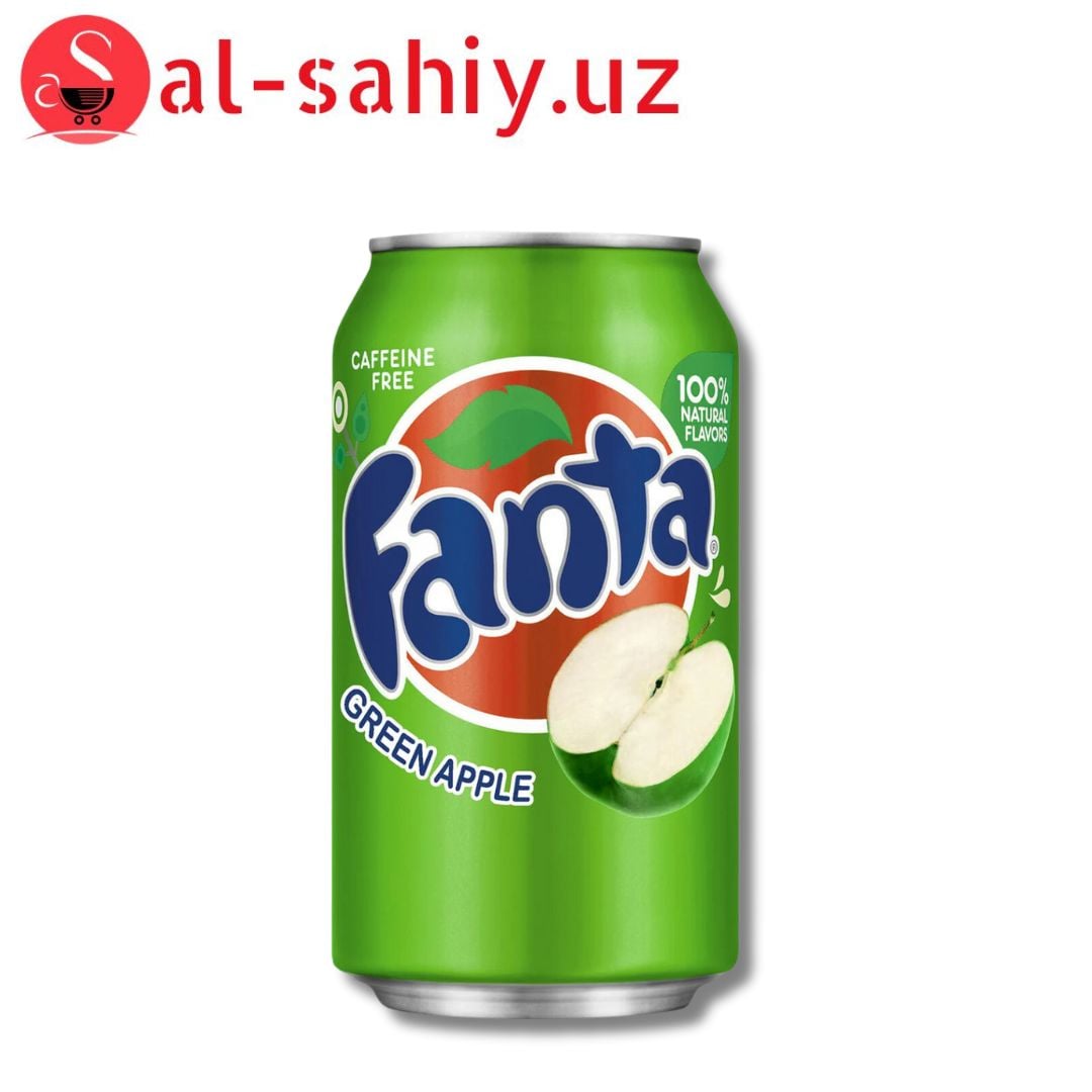 Fanta Caffeine free Green Apple ж/б 355мл