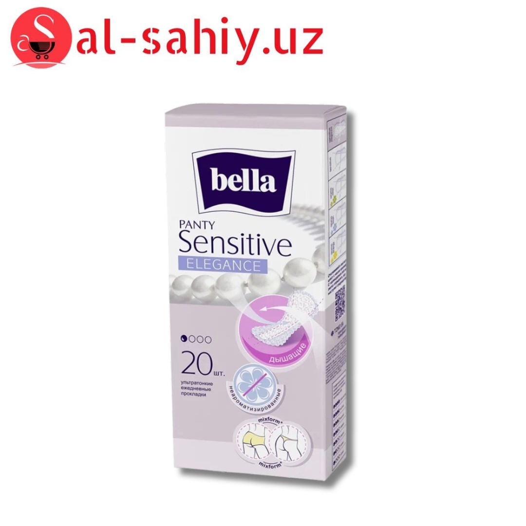 Ежедневные прокладки  "Bella PANTY SENSITIVE ELEGANCE" по 20 шт