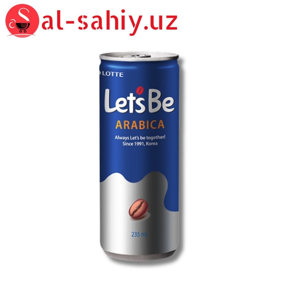 LOTTE Let's Be Арабика 240мл ж/б