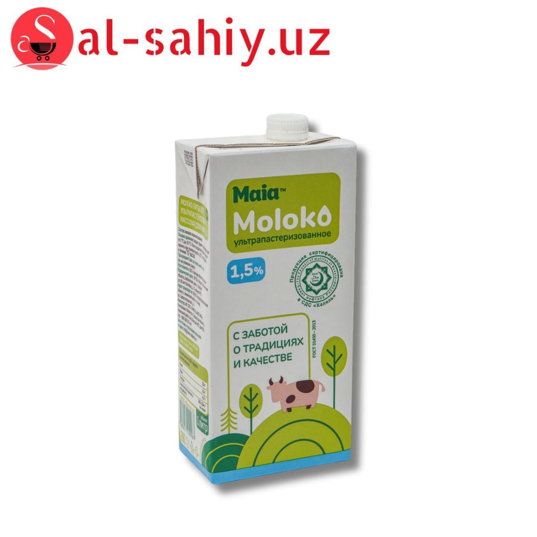 Молоко 3,2%  "Maia Moloko" 1л
