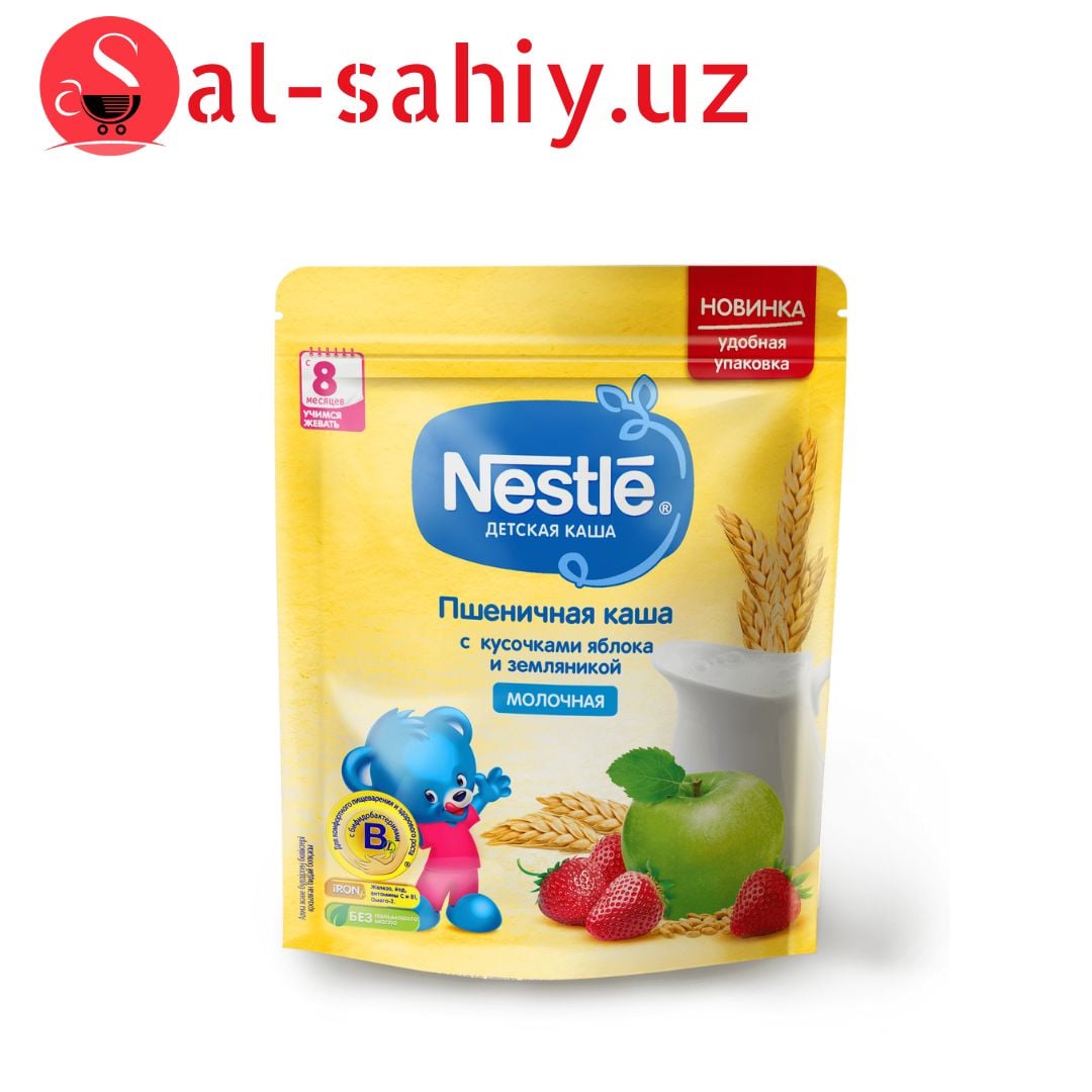 Nestle  детская каша Яблоко и банан 220гр кор