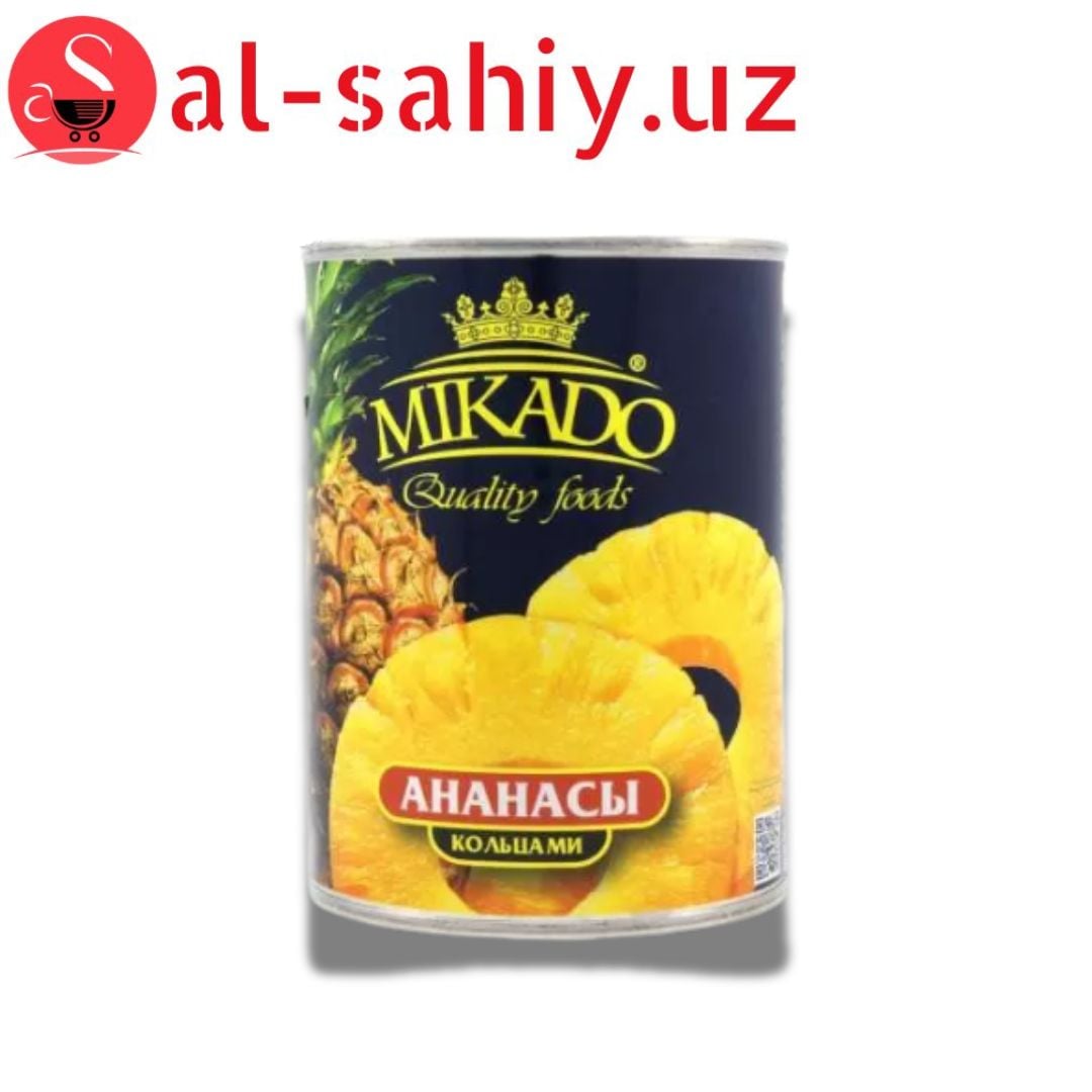 Консервы "MIKADO" ананасы 580мл