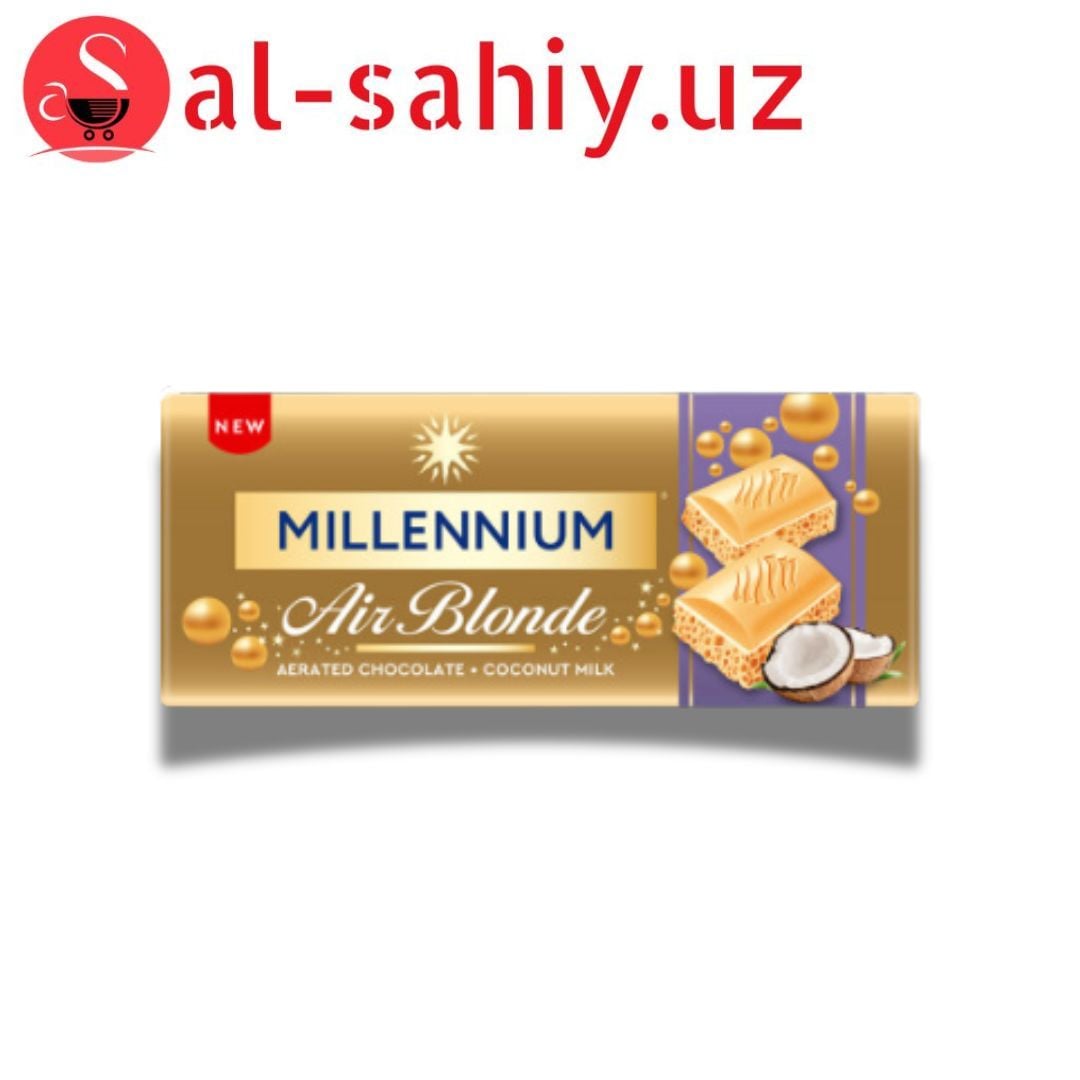 Шоколад Millennium Blonde CoconutCaramel білий пор.85г.