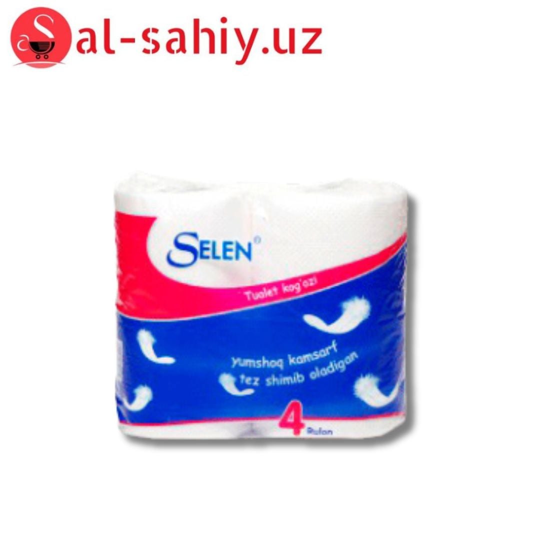 Туалетная бумага Selen 4 шт