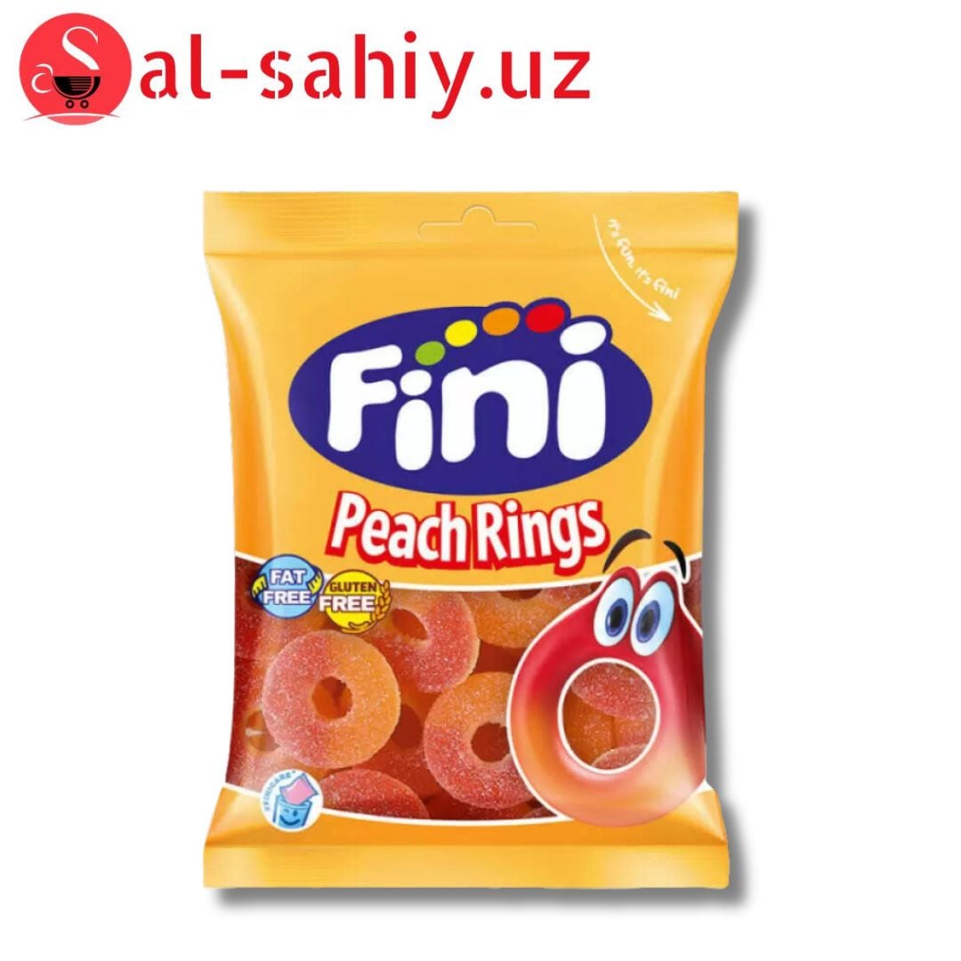 Мармелад жевательный "Fini" Персиковые кольца 90 г