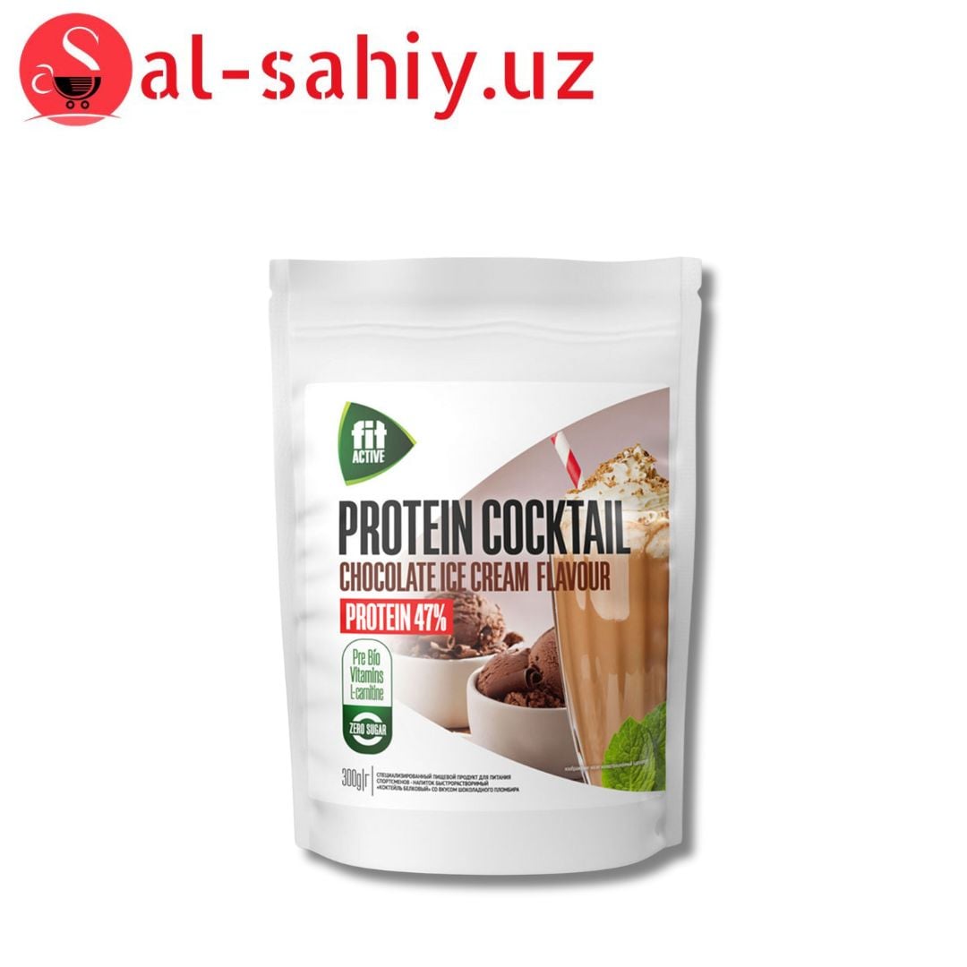 Коктейль FIT AKTIVE белковый со вкусом шоколадного пломбира 30г м/у