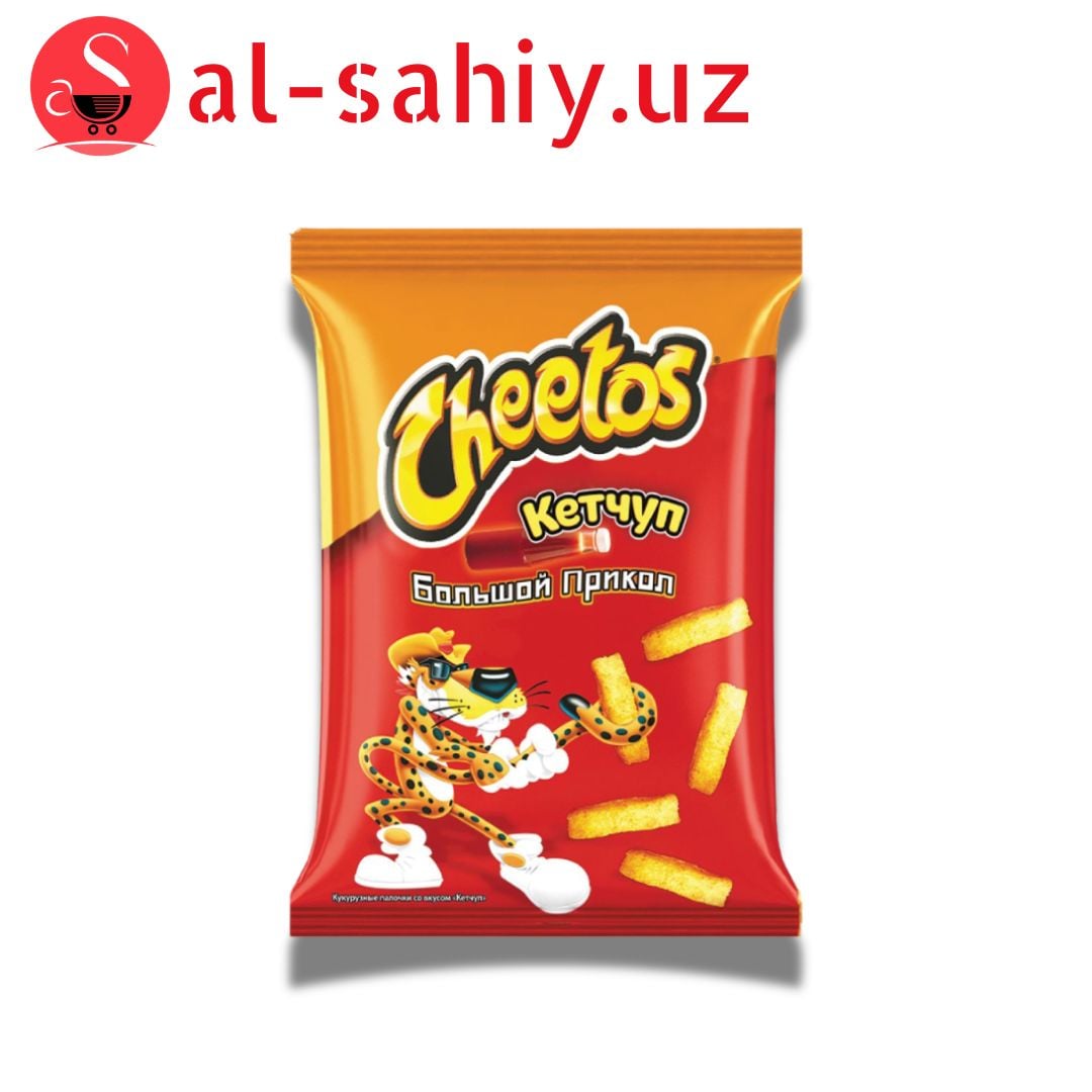 Новый Снеки кукуруз "Cheetos" со вкусом кетчуп  45 гр