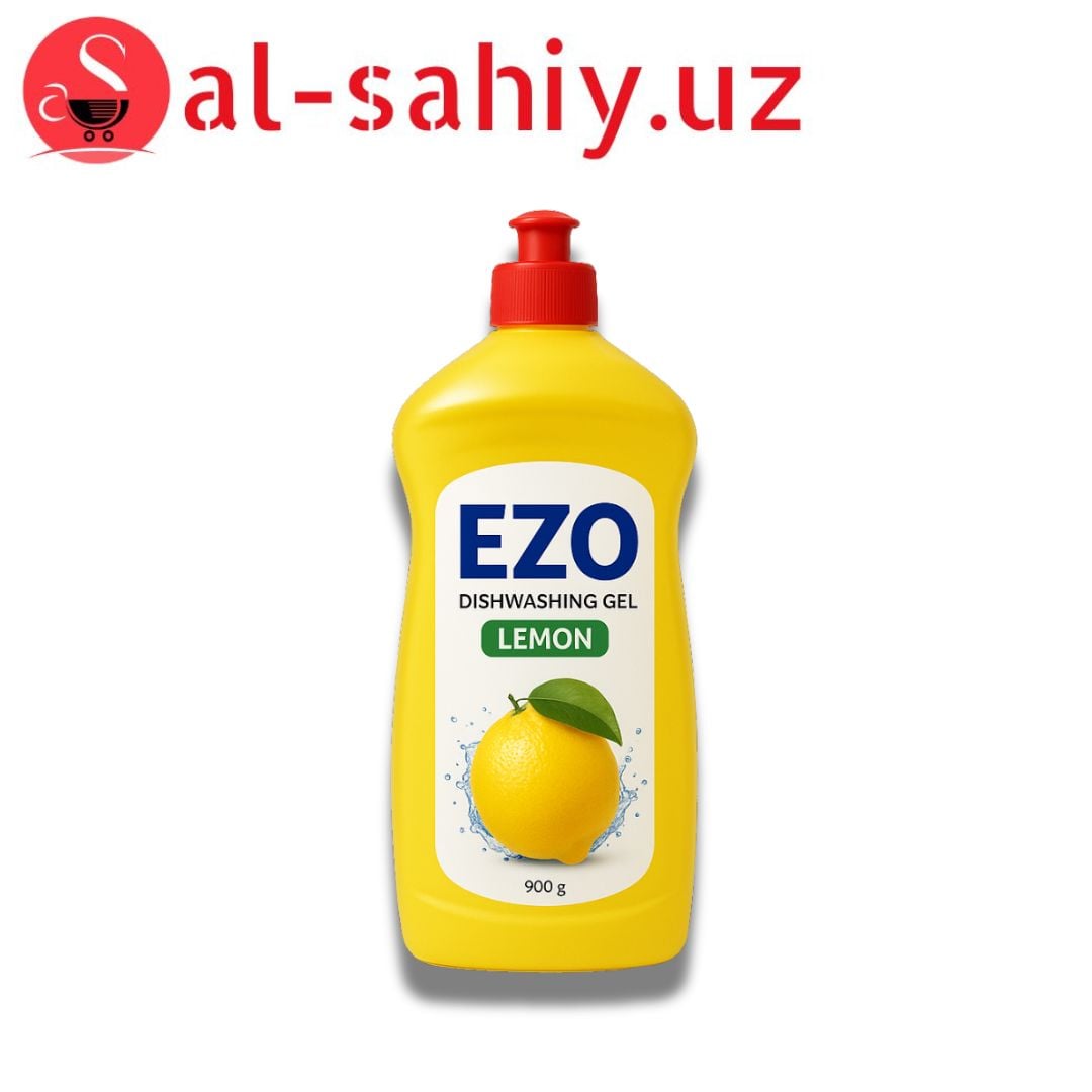 Гель для мытья посуды  "Ezo" лимон  900гр