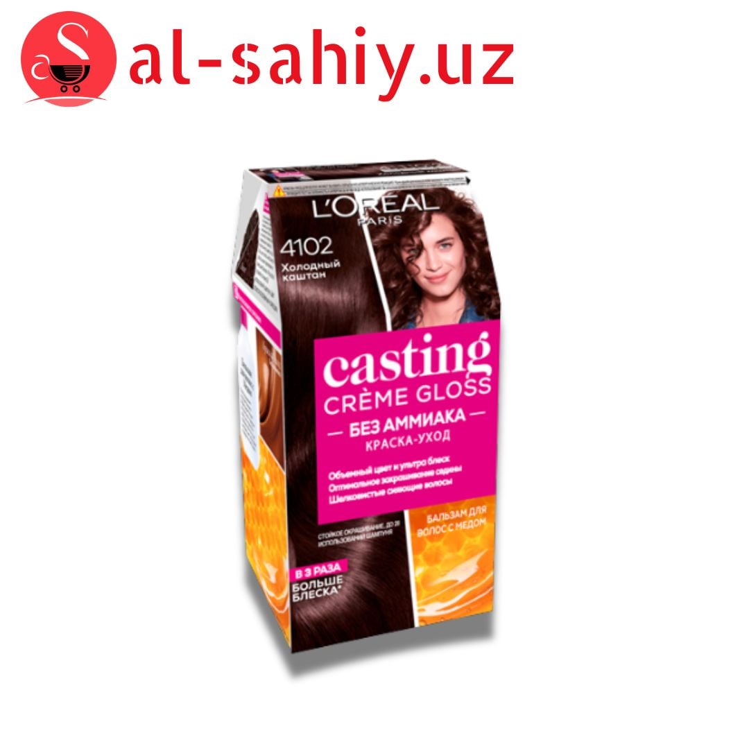 Краска для волос CASTING CREME GLOSS тон 4102 Холодный каштан