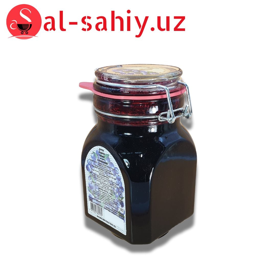 Варенье черника "Домашнее" ТМ"Экопродукт", 1000гр
