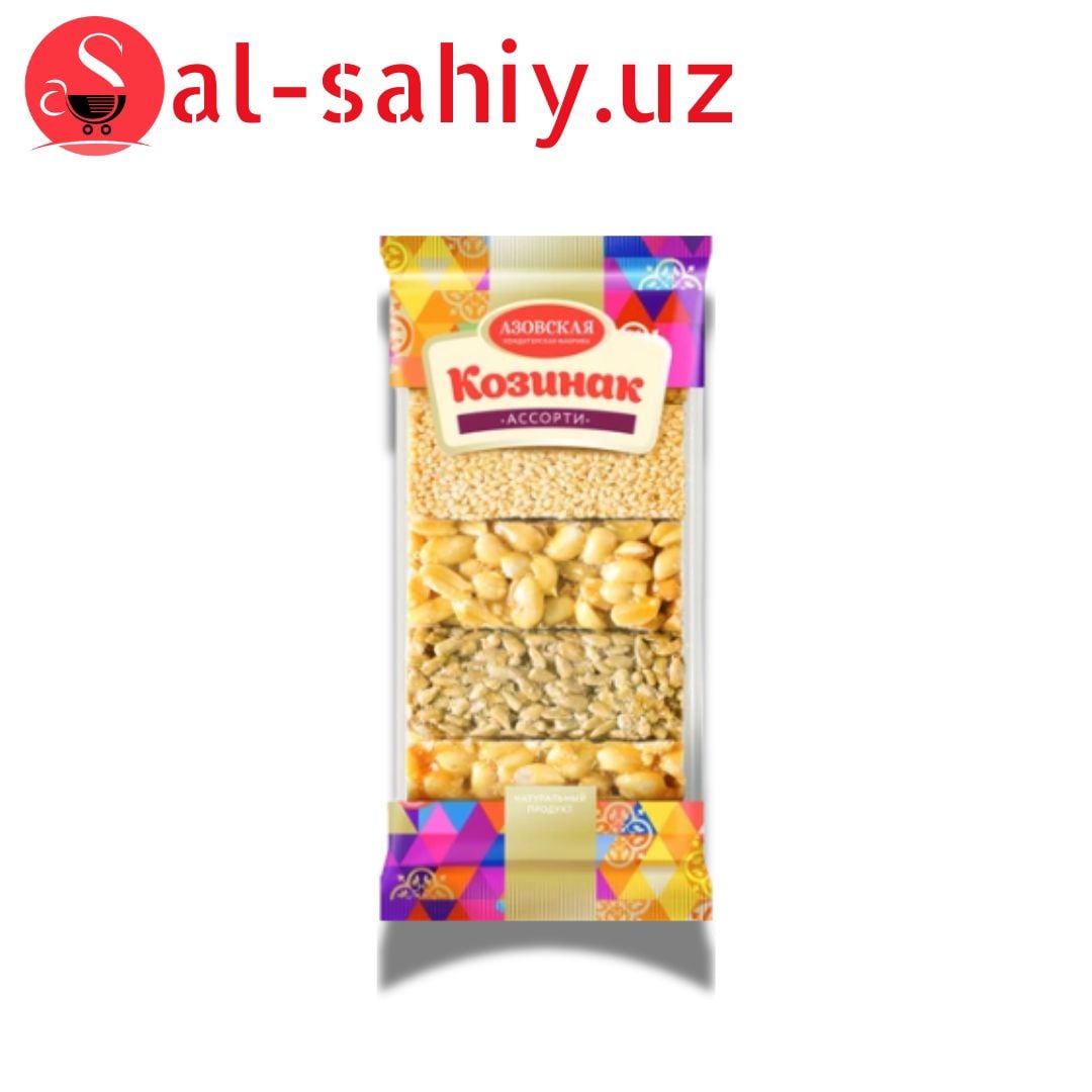 Козинак "Ассорти" с кунжутом  80гр