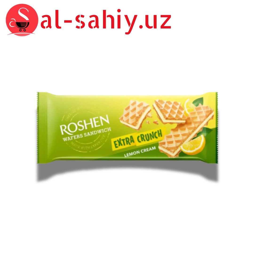 Вафли  "ROSHEN" лимон extra crunch 142гр
