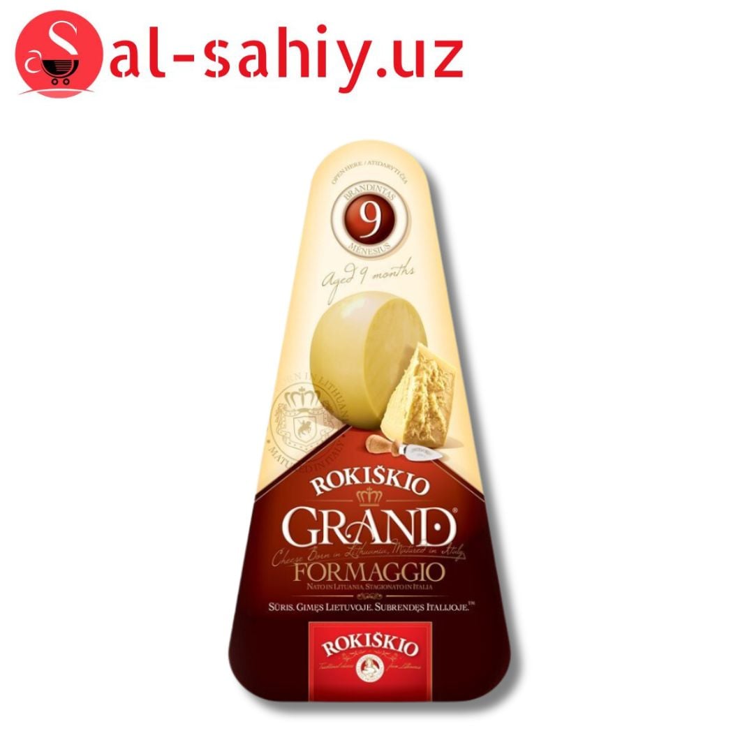 Сыр Rokiskio Grand 24 мес 37%, 180г