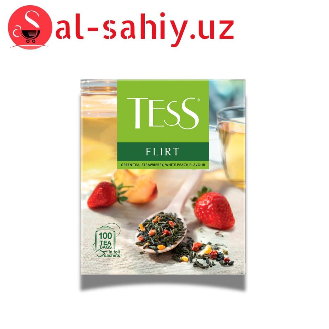 Чай TESS зел. Флирт 100шт