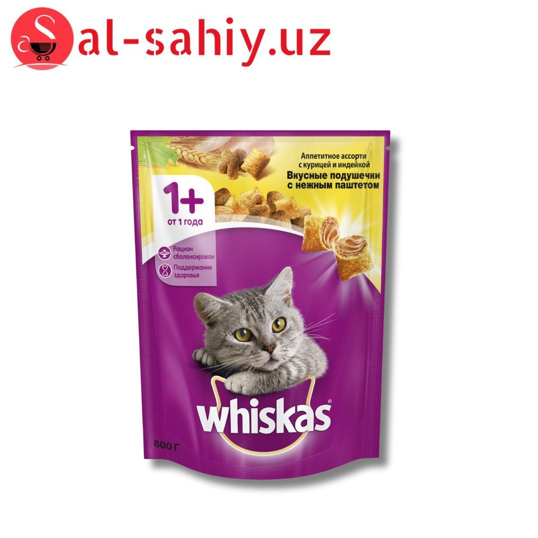 Whiskas Вкусные Подушечки с Нежным Паштетом Курица 5 кг