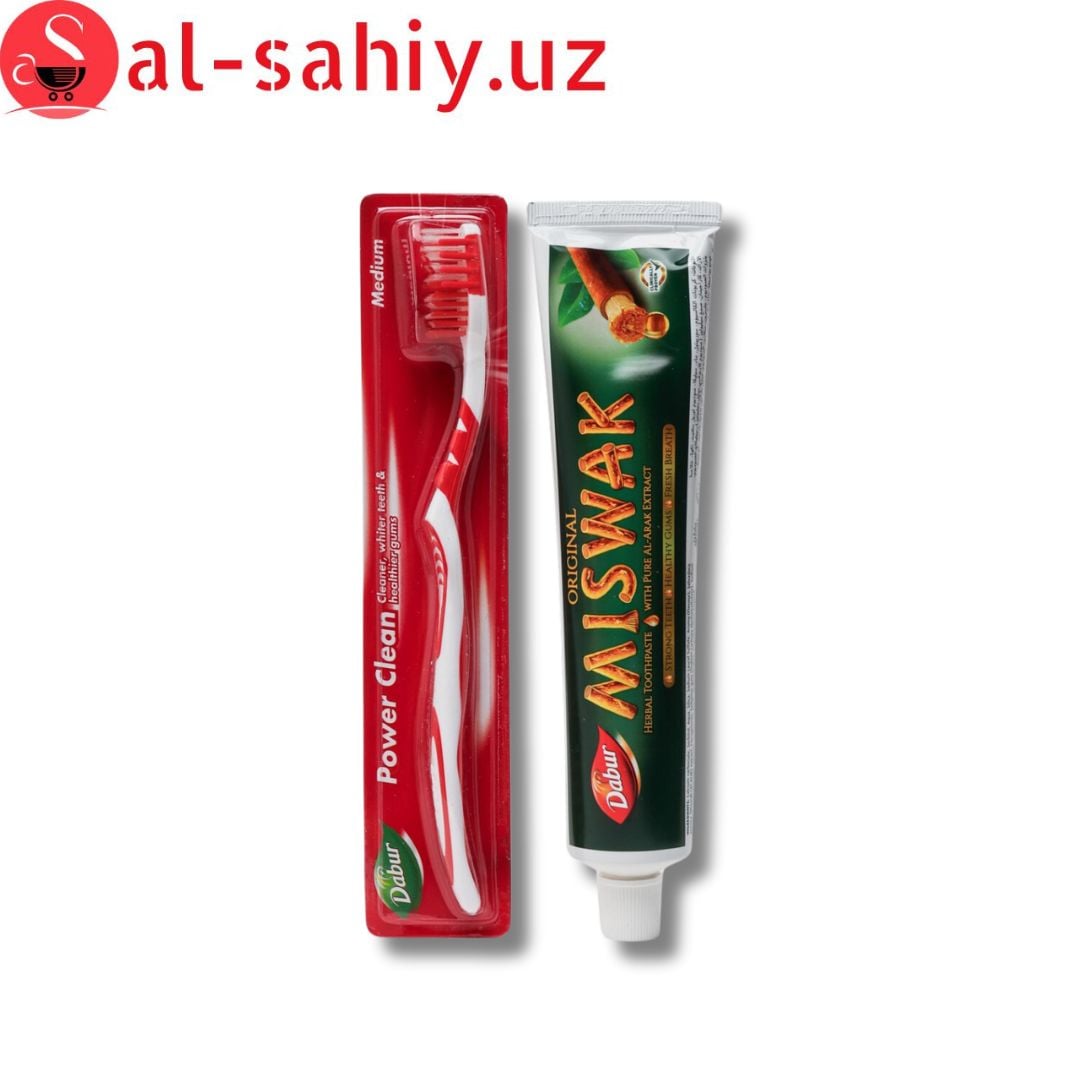 Зубная паста  + щётка MISWAK 50мл